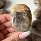 Muddy Amber Palm Stones