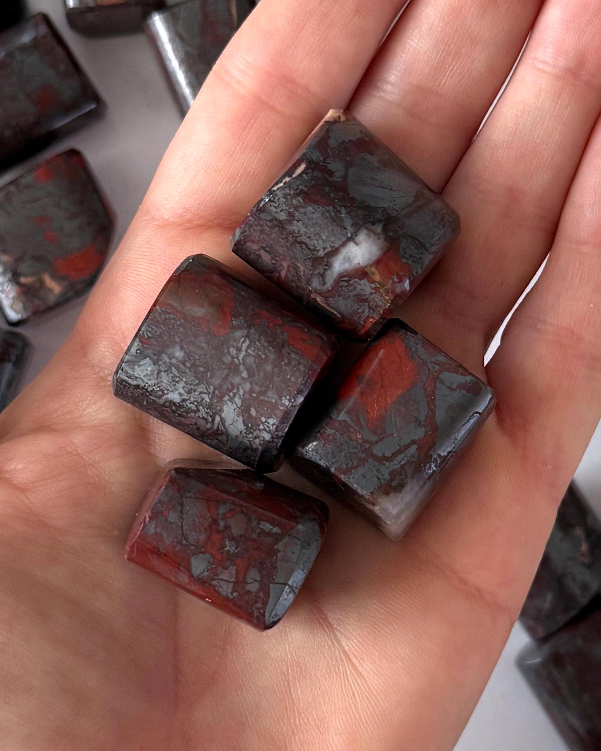 Jaspilite Tumbled Stone