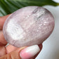 Kunzite with Dendrite Palm Stone