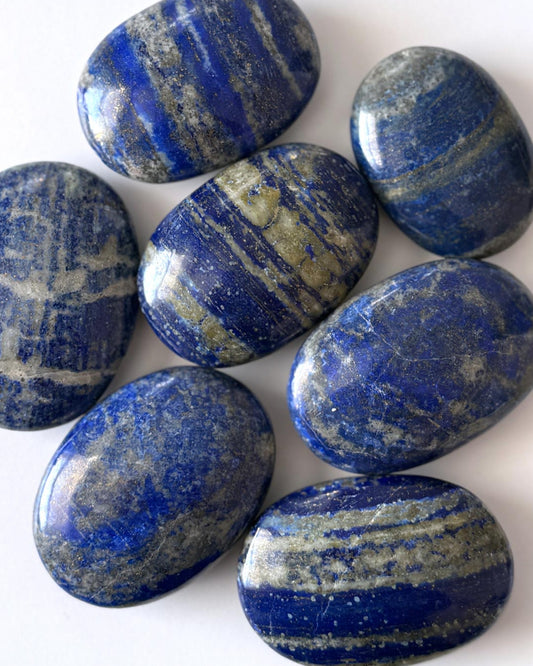 Lapis Lazuli Palm Stone Large