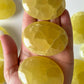 Lemon Calcite Palm Stone