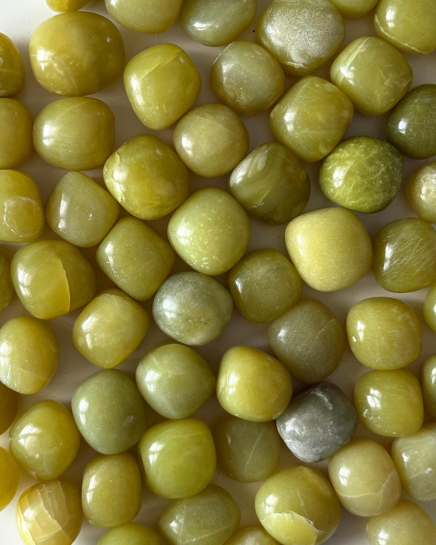 Lemon Jade Tumbled Stone
