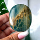 Lemurian Aquatine Blue Onyx Palm Stone