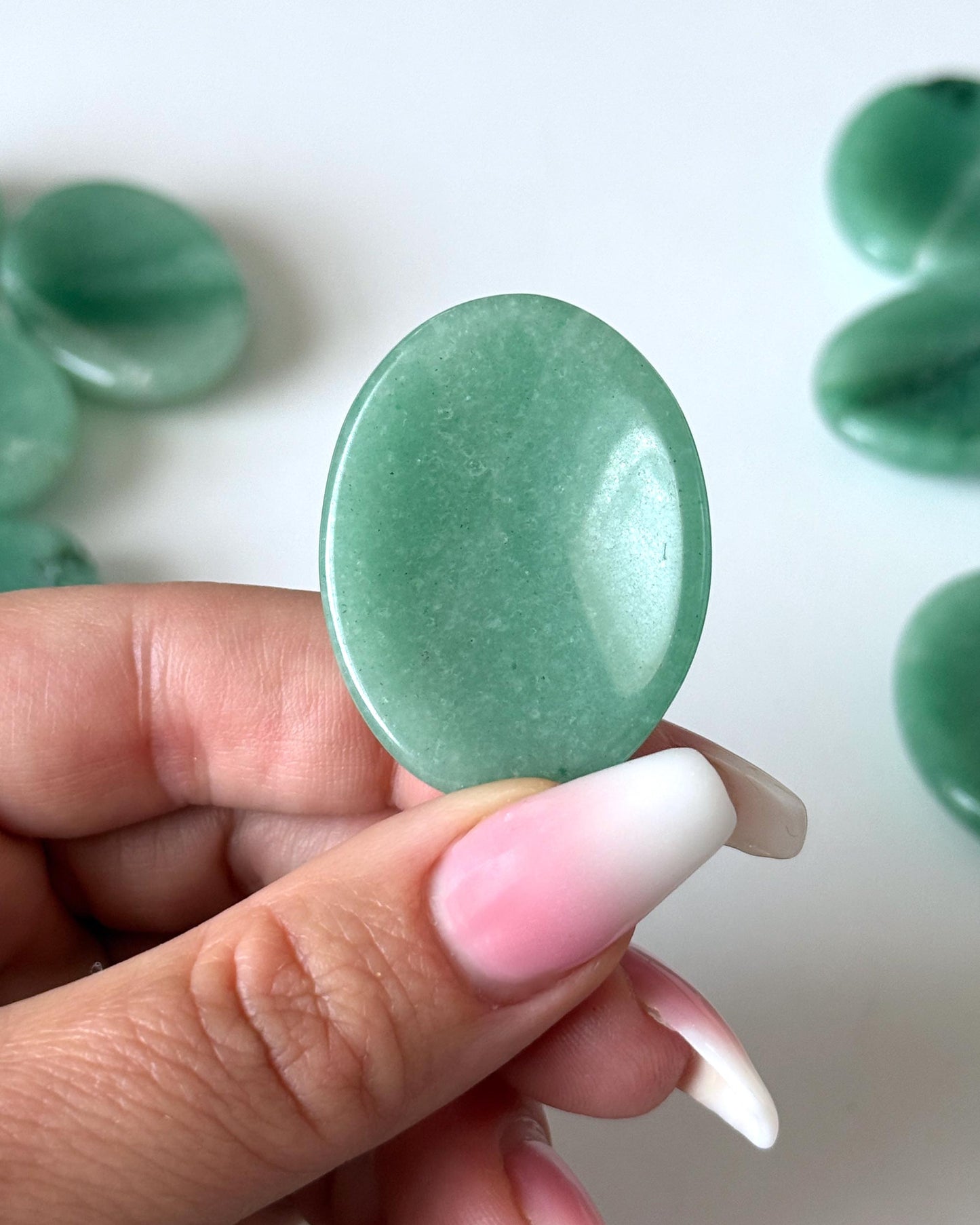 Lush Green Aventurine Worry Stone