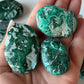 Malachite Chrysocolla Palm Stone