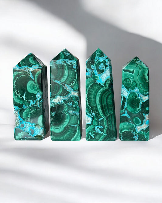 Malachite Chrysocolla Tower