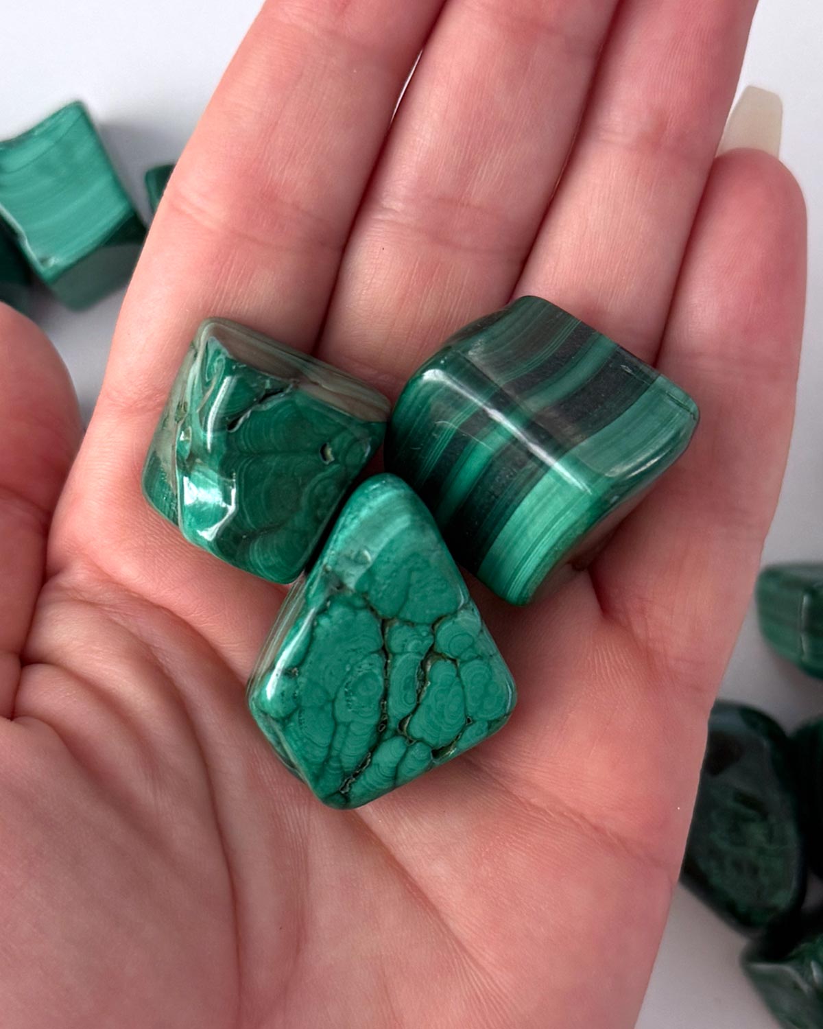Malachite Tumbled Stone
