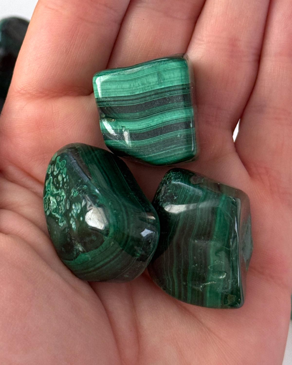 Malachite Tumbled Stone