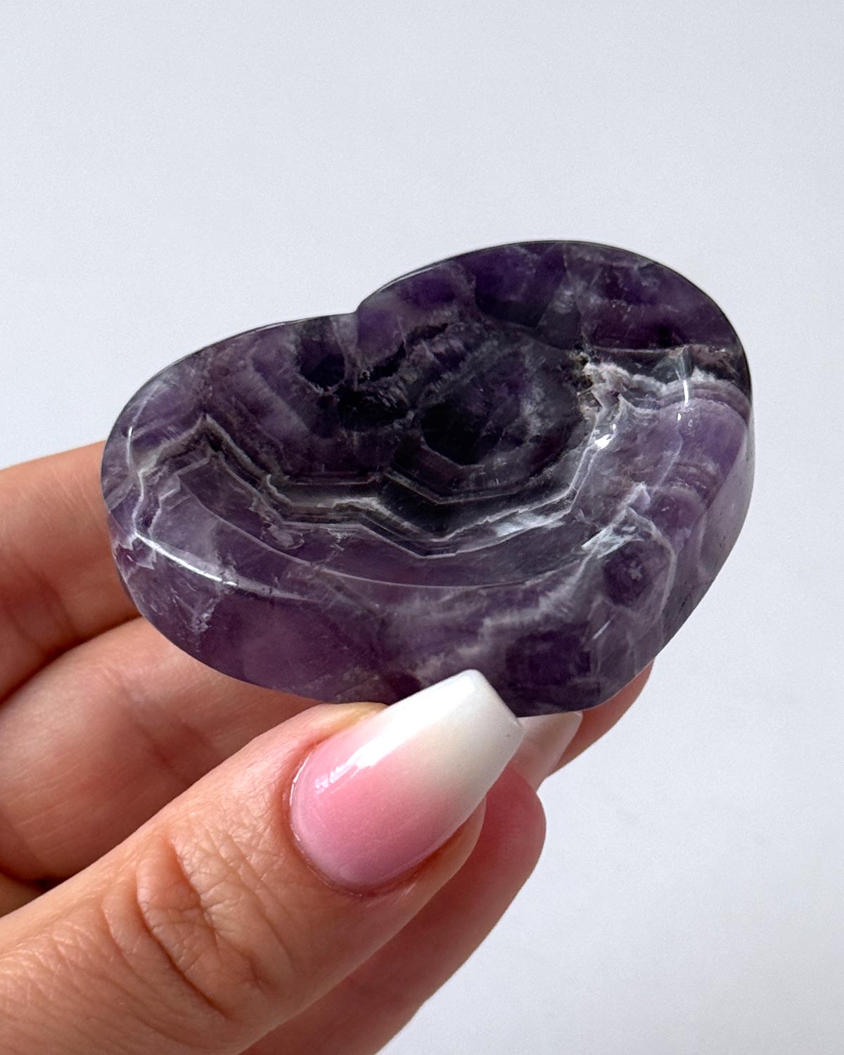 Amethyst Mini Heart Dish
