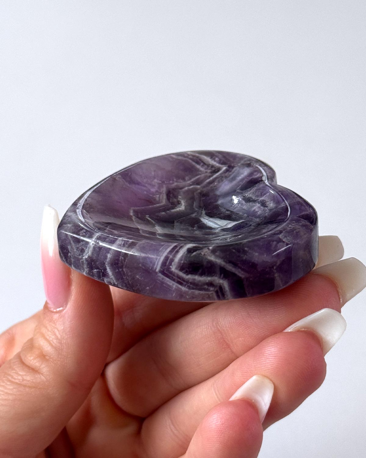 Amethyst Mini Heart Dish
