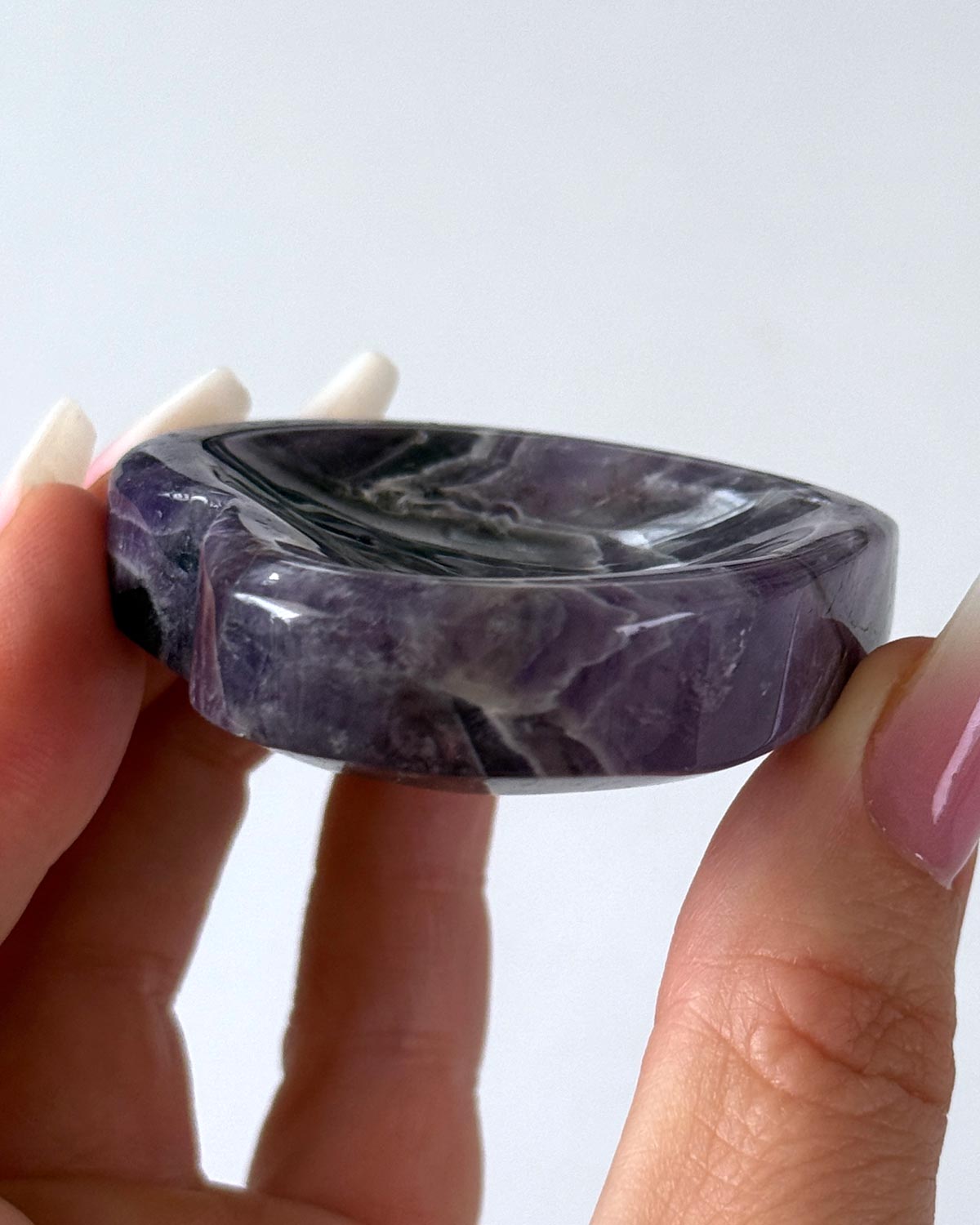 Amethyst Mini Heart Dish
