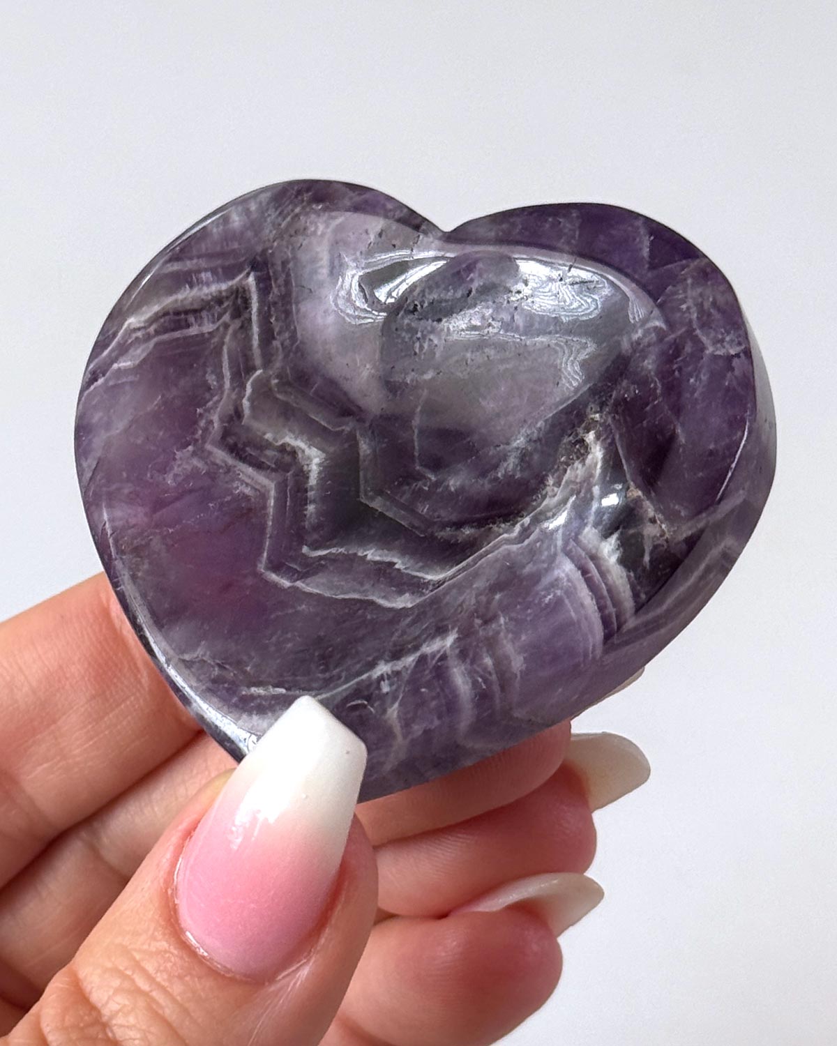 Amethyst Mini Heart Dish