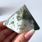 Moss Agate Pyramid