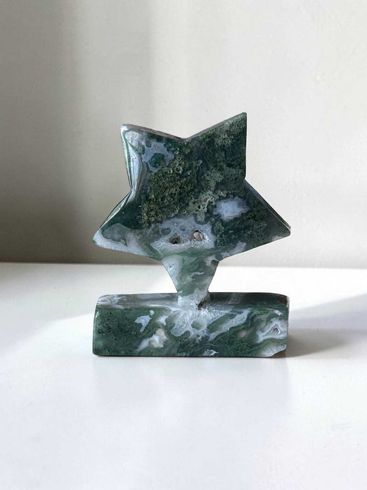 Moss Agate Star