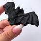 Black Obsidian Bat Carving
