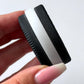 Black Obsidian White Aventurine Cookie