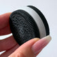 Black Obsidian White Aventurine Cookie