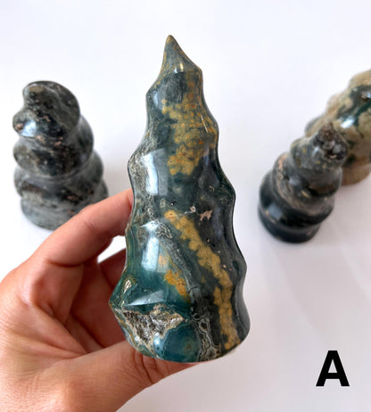 Ocean Jasper Unicorn Points