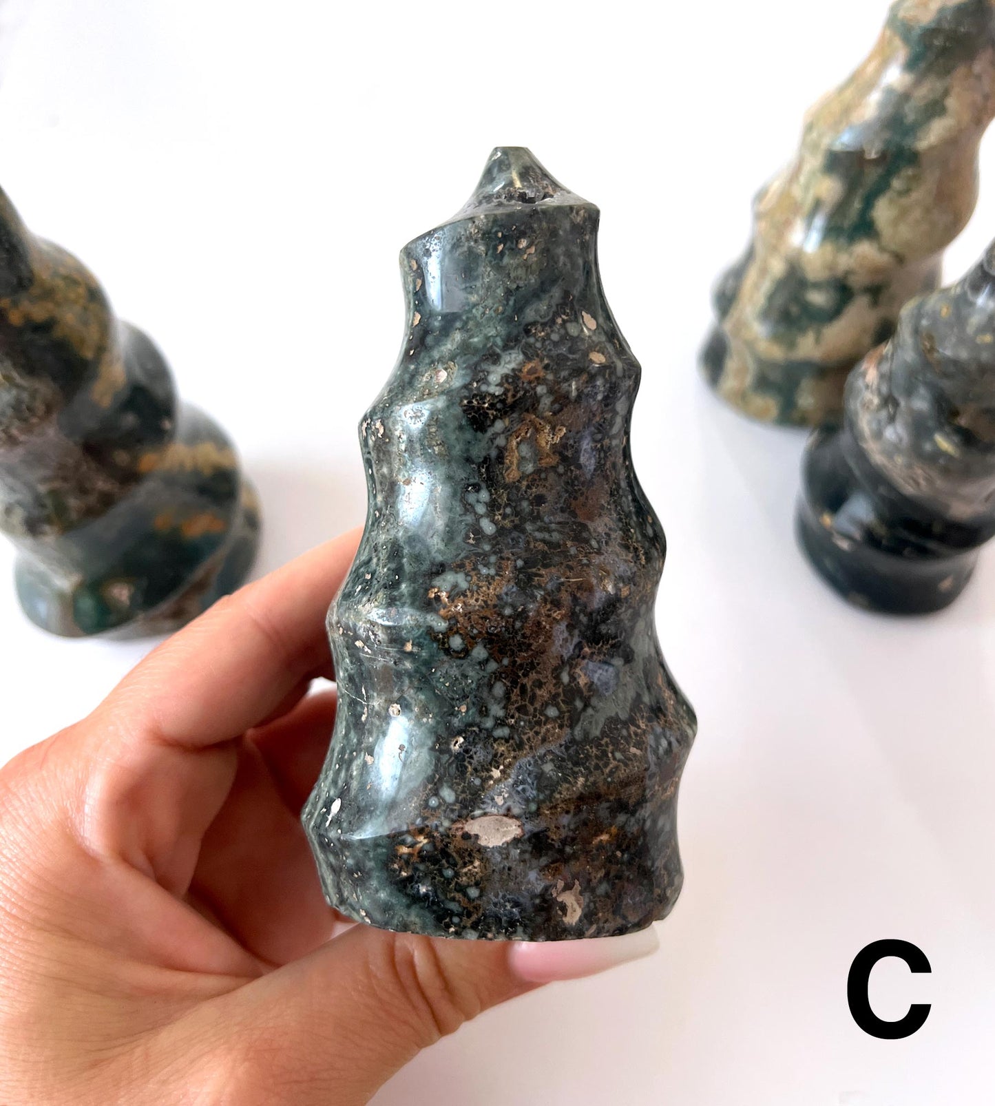 Ocean Jasper Unicorn Points