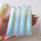 Opalite Faceted Tower