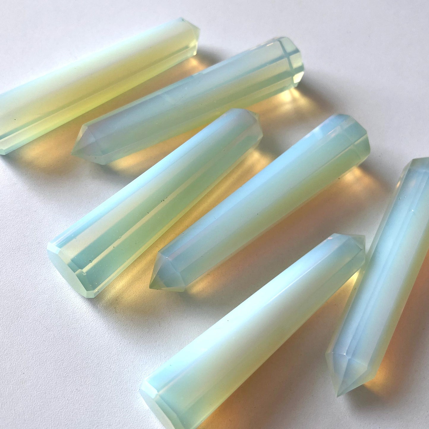 Opalite Faceted Tower