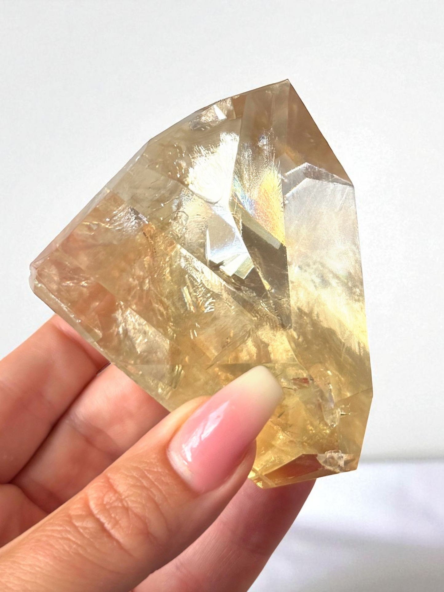 Golden Optical Calcite Freeform