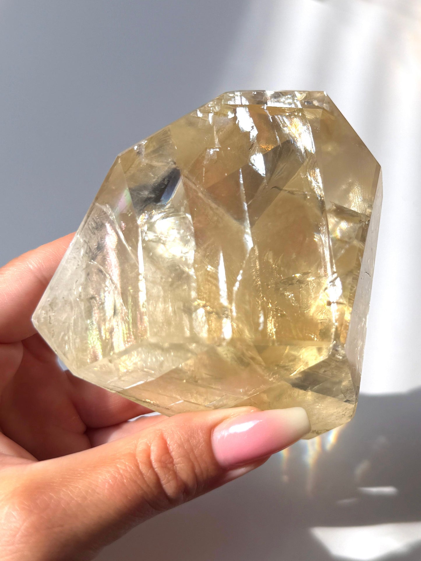 Golden Optical Calcite Freeform