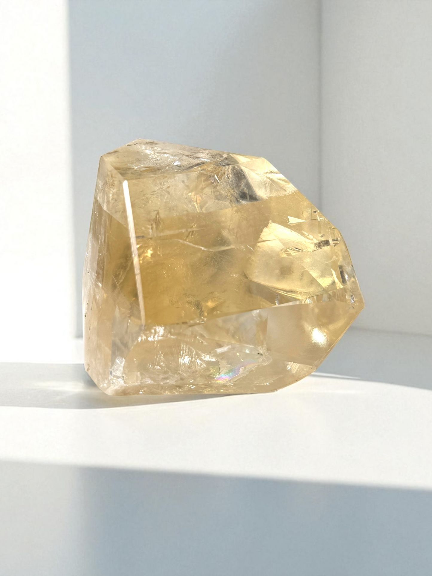 Golden Optical Calcite Freeform