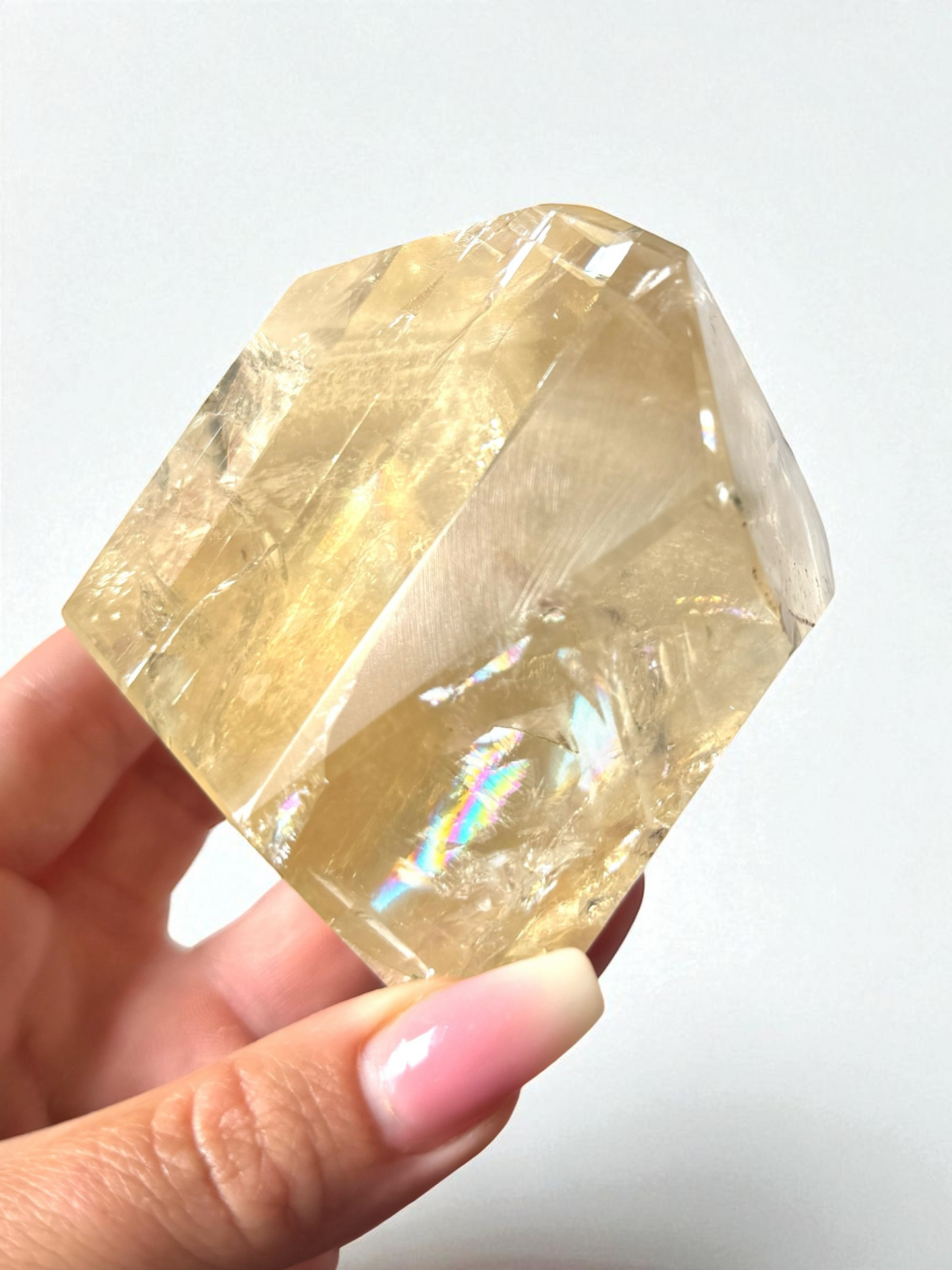 Golden Optical Calcite Freeform