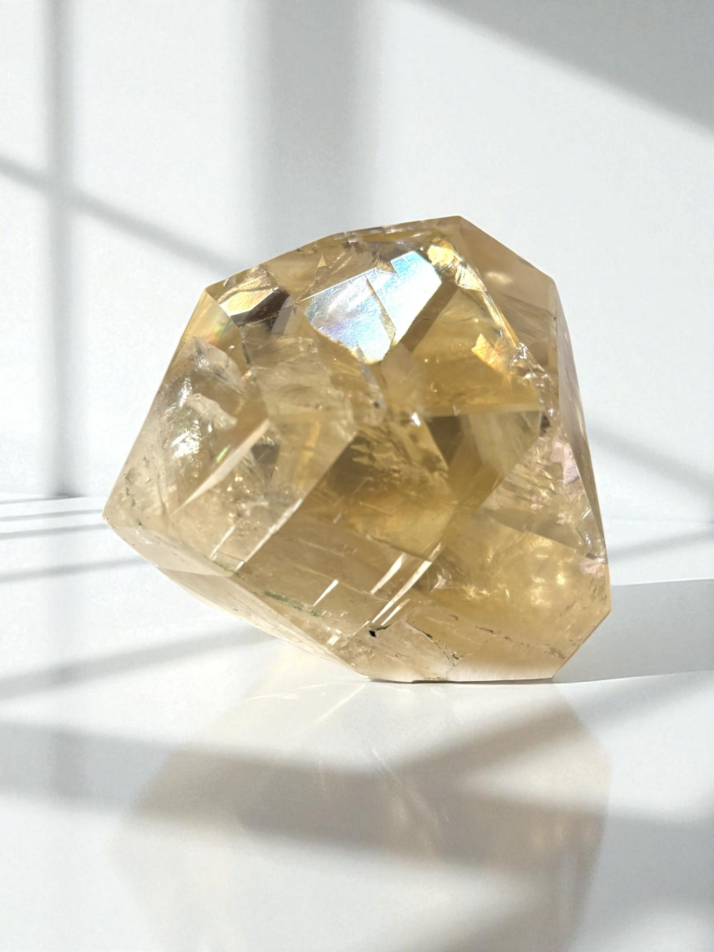 Golden Optical Calcite Freeform