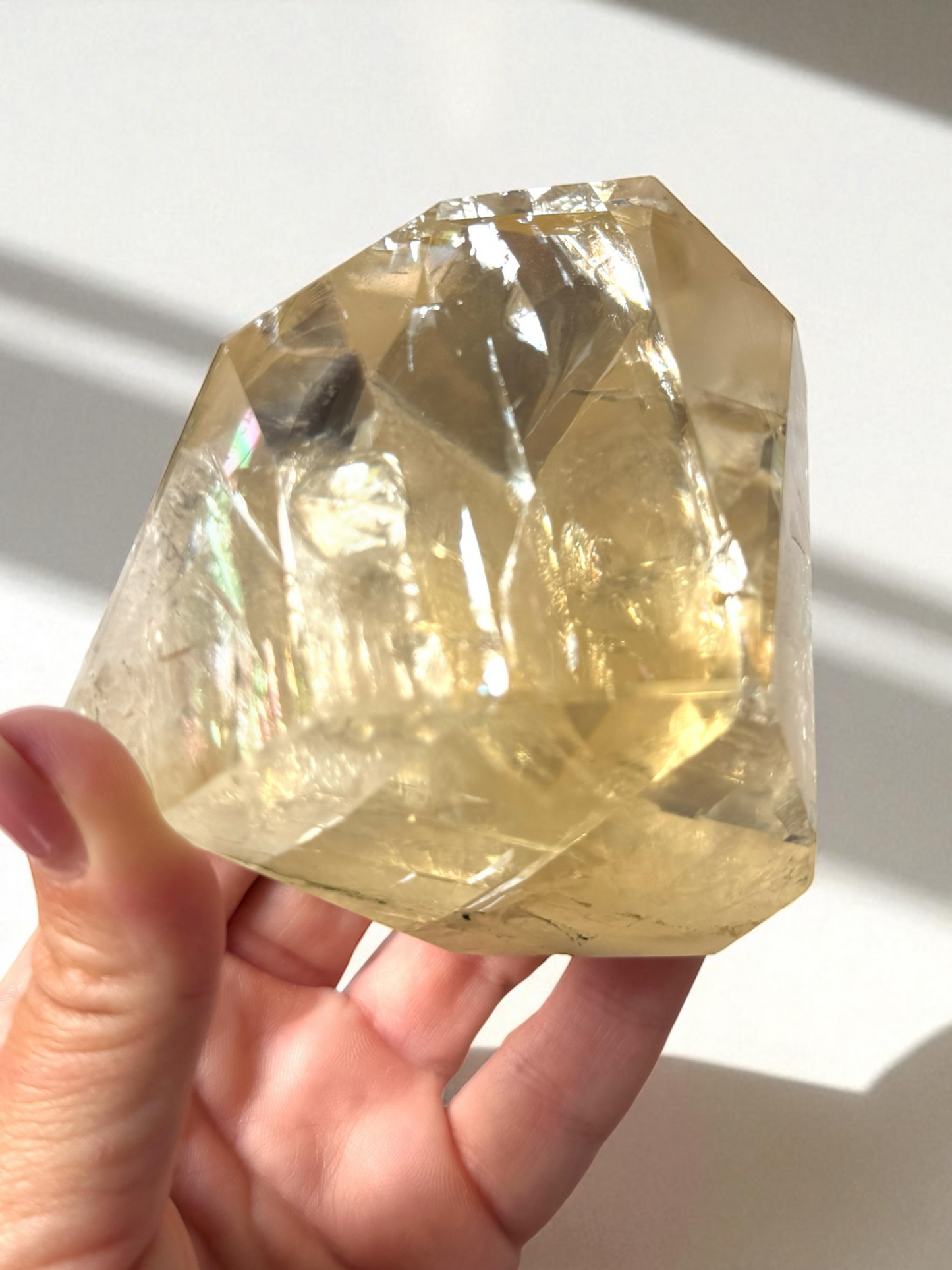 Golden Optical Calcite Freeform