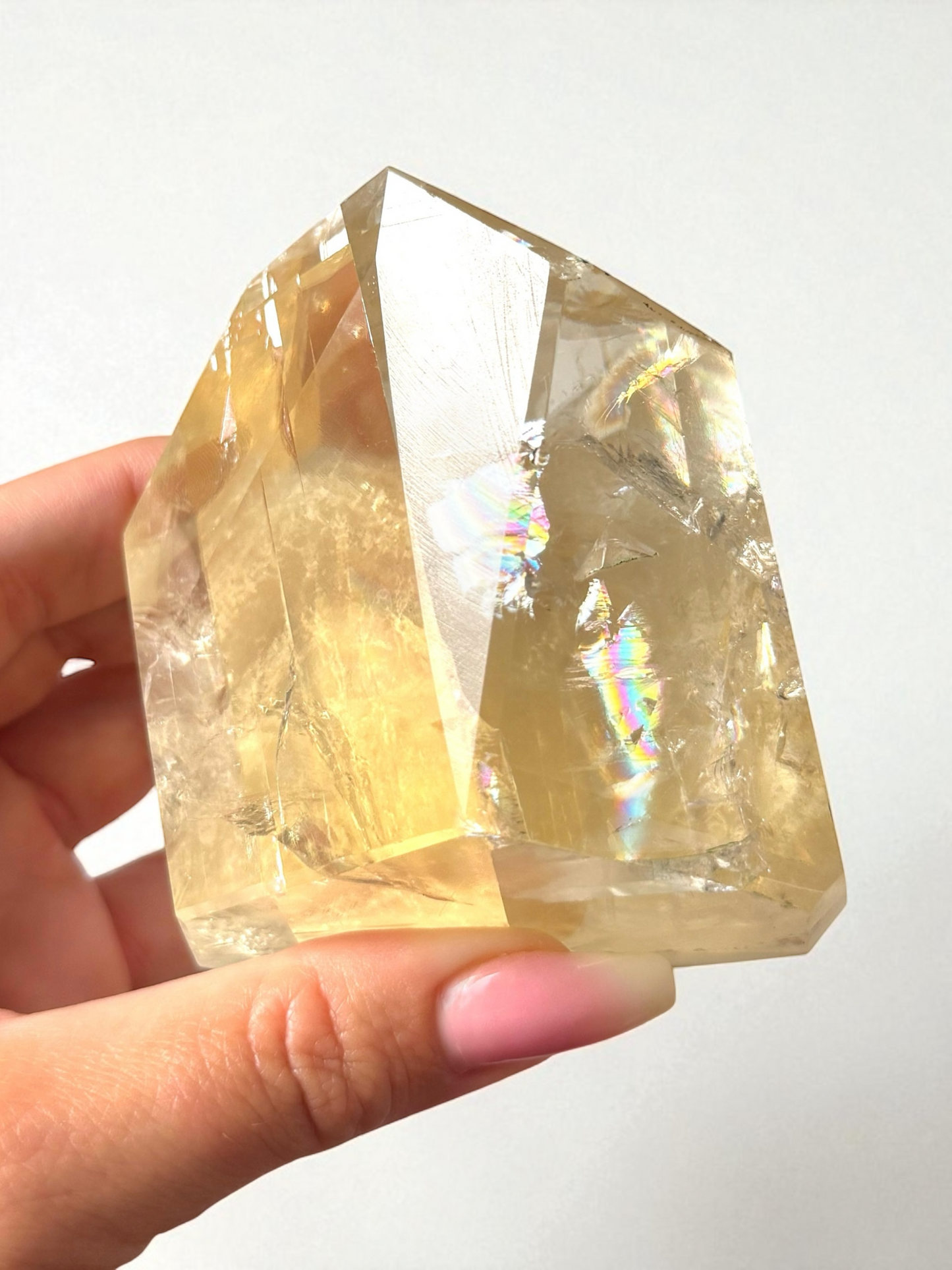 Golden Optical Calcite Freeform