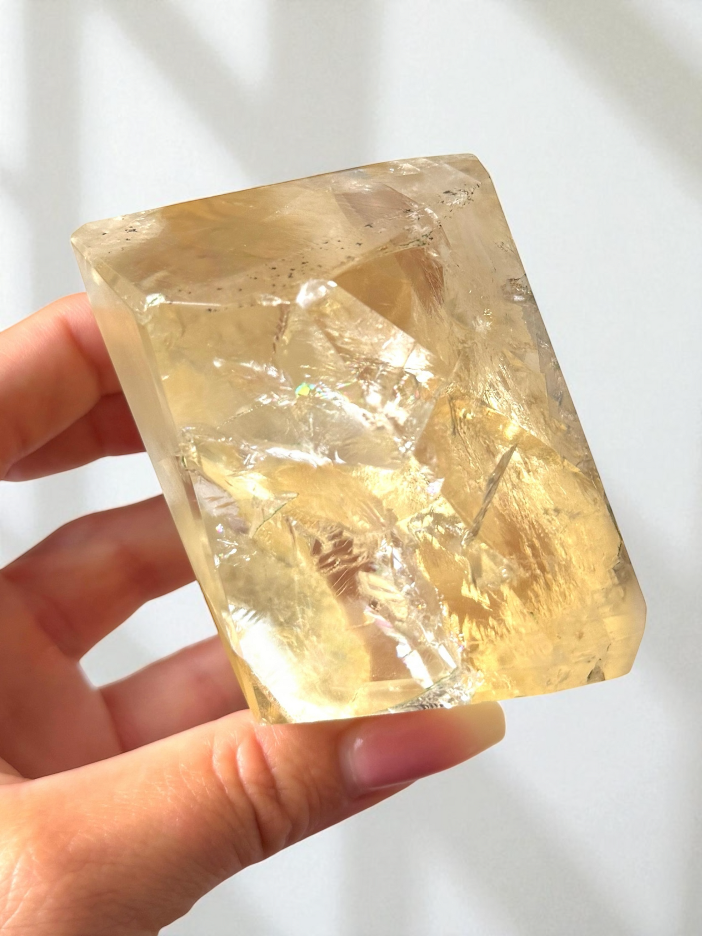 Golden Optical Calcite Freeform
