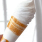 Orange Calcite Ice Cream Cone Carving