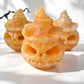 Orange Calcite Jack O Lantern