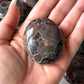 Peanut Obsidian Palm Stone