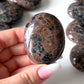 Peanut Obsidian Palm Stone