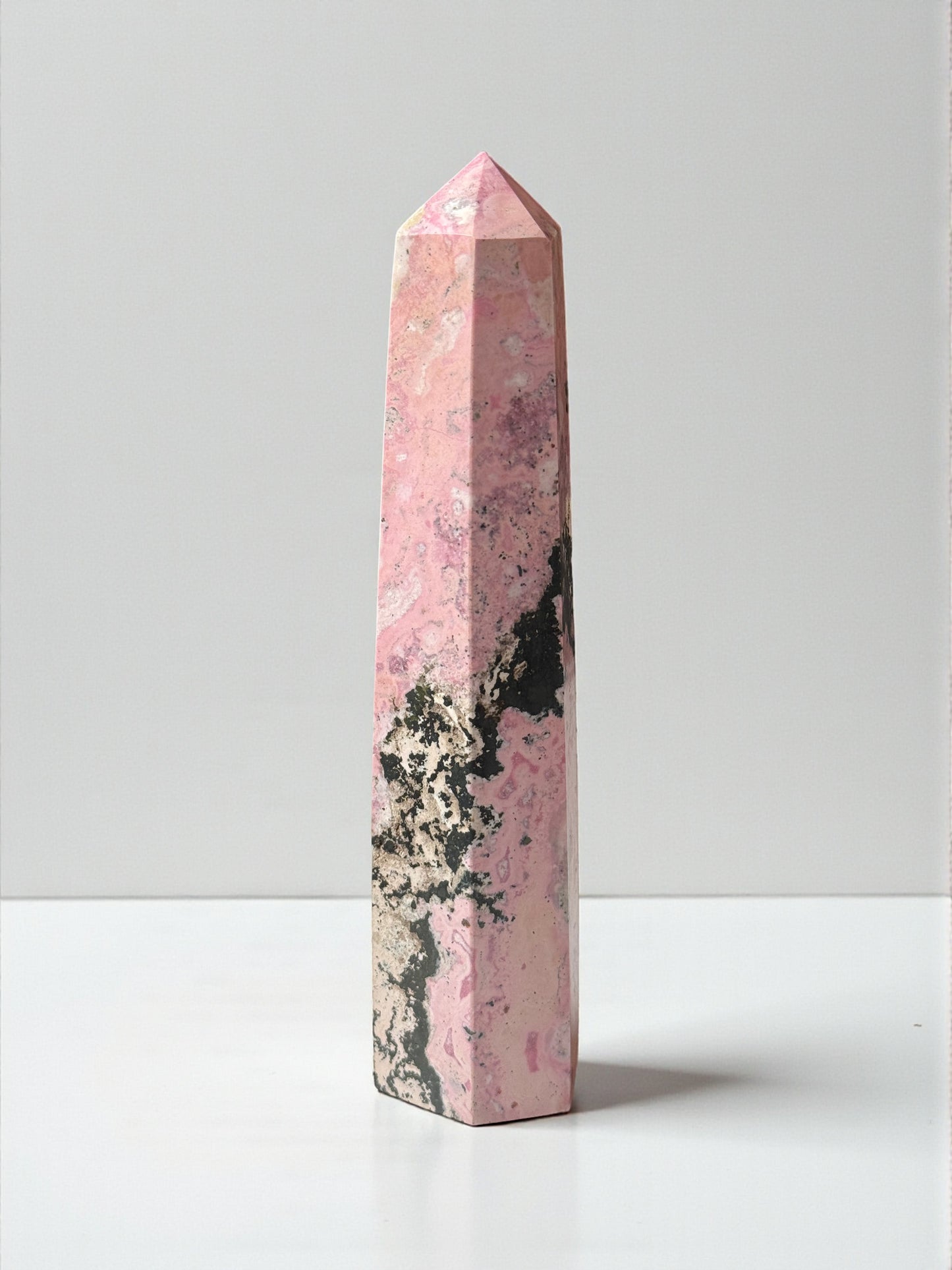 Peruvian Rhodonite Tower