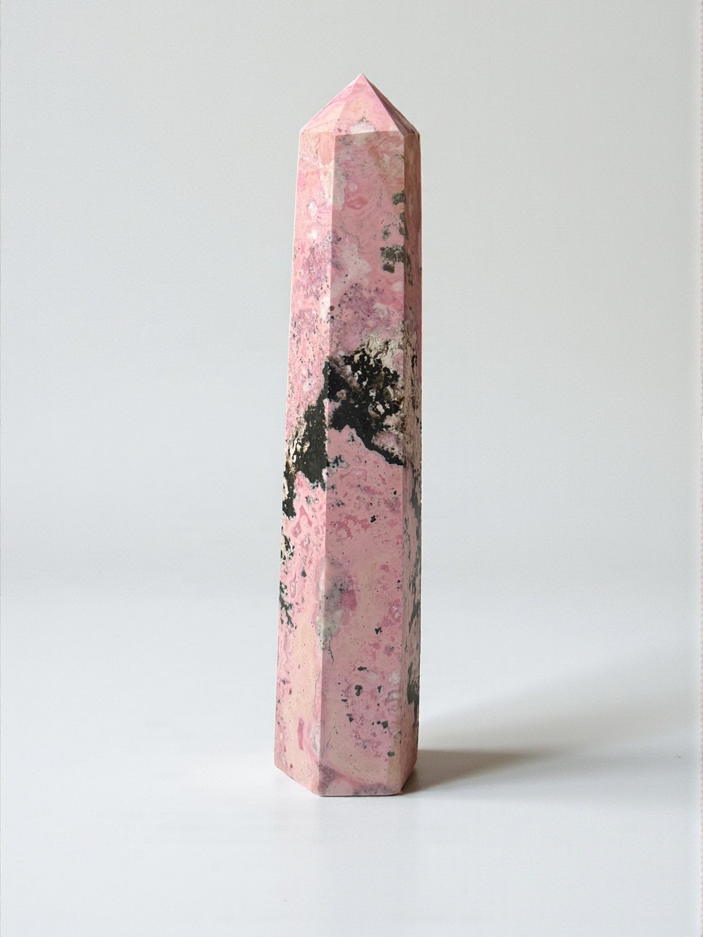 Peruvian Rhodonite Tower