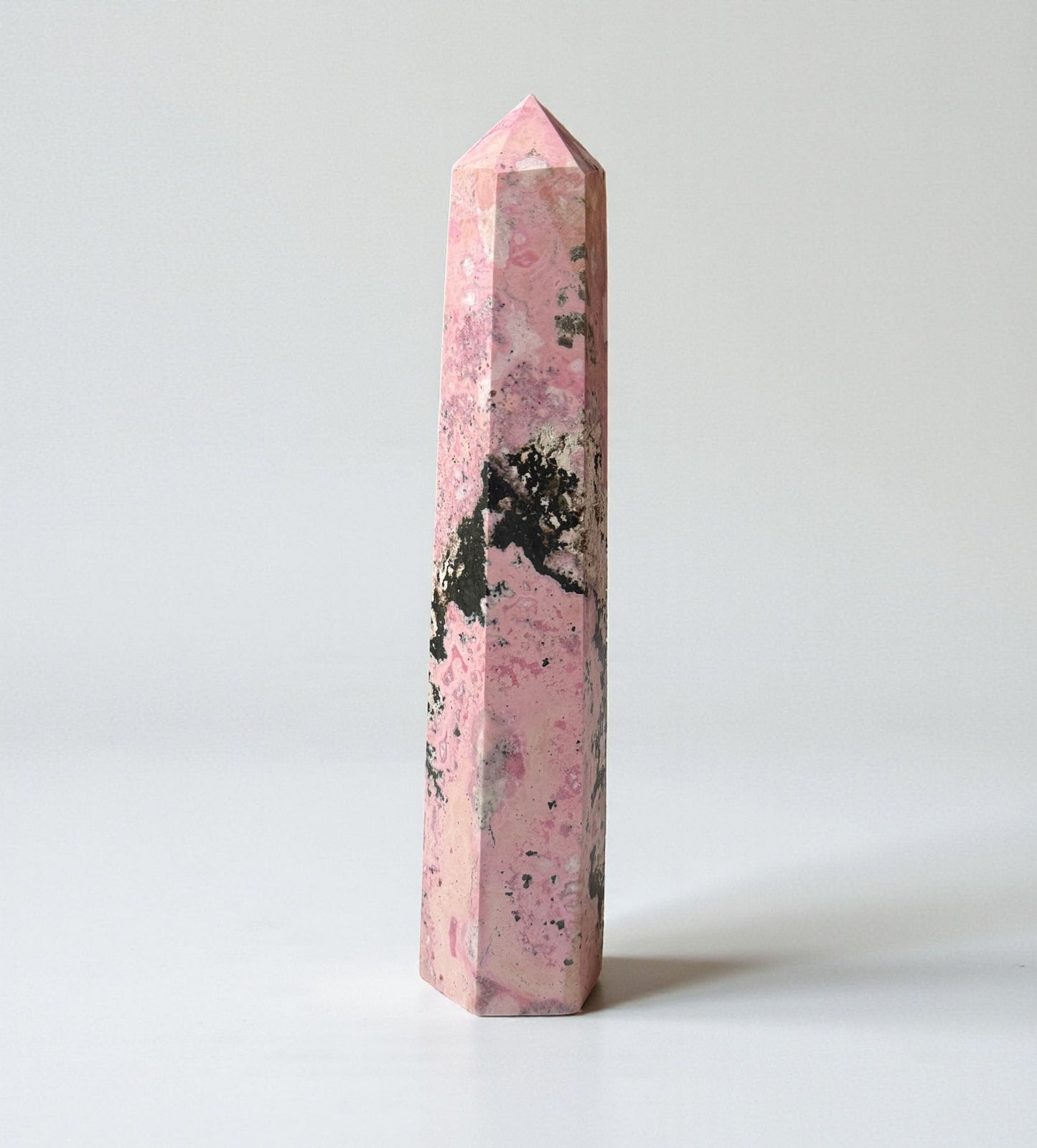 Peruvian Rhodonite Tower
