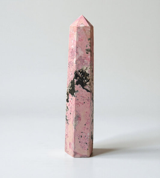 Peruvian Rhodonite Tower