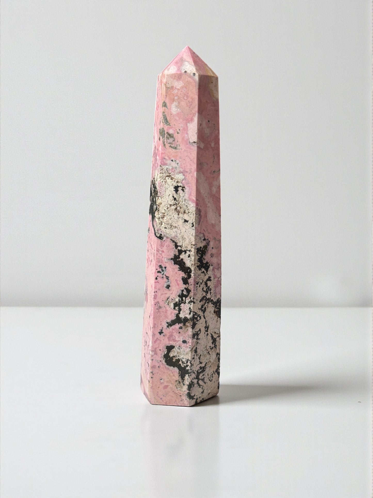 Peruvian Rhodonite Tower