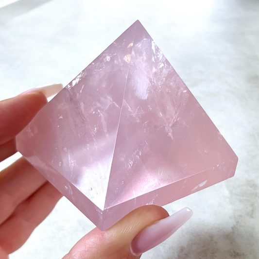 Rose Quartz Pyramid