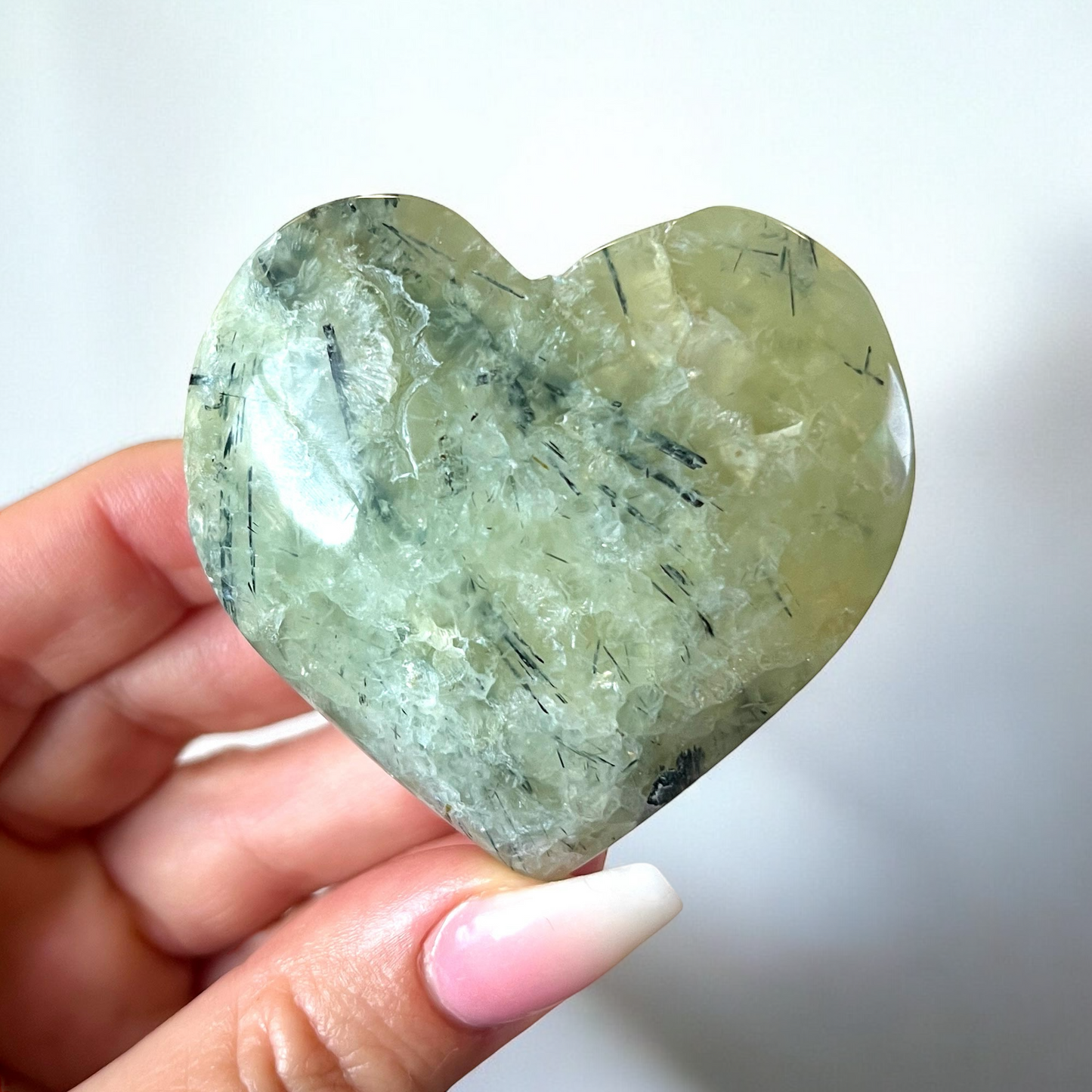 Prehnite Heart