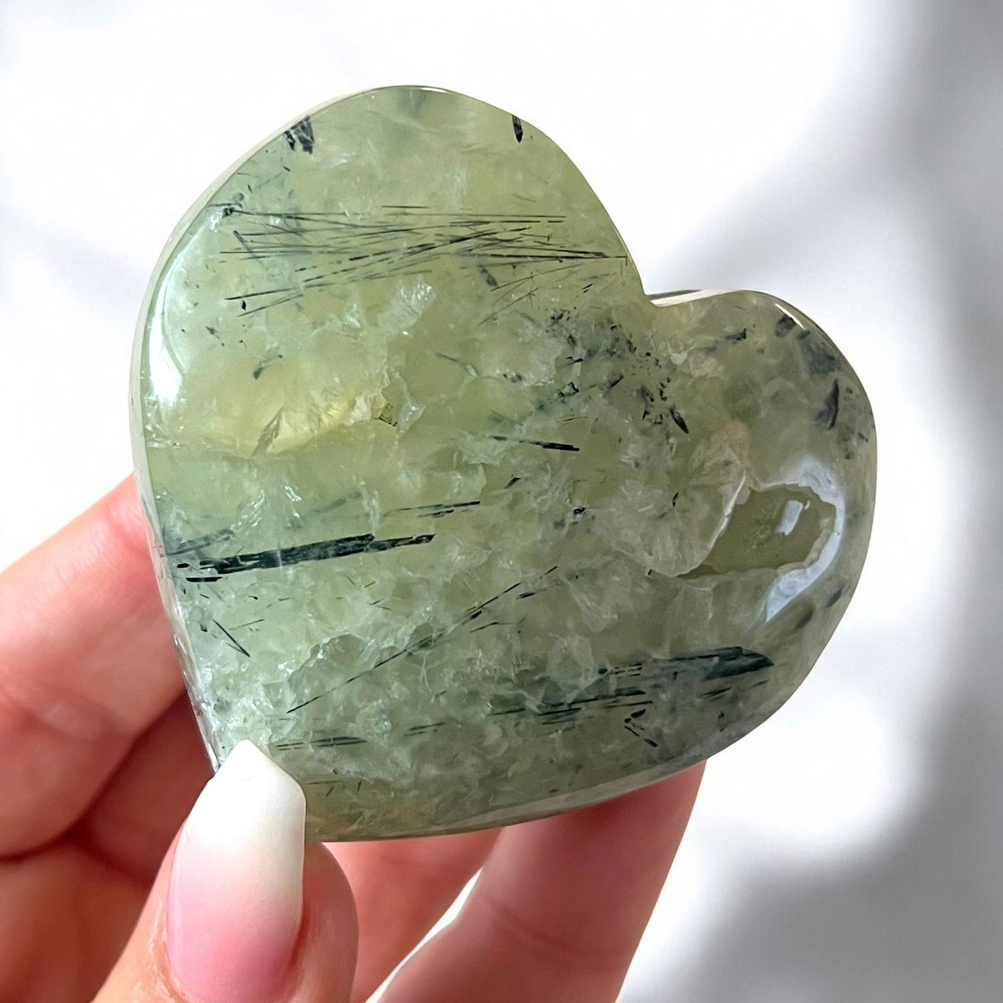 Prehnite Heart