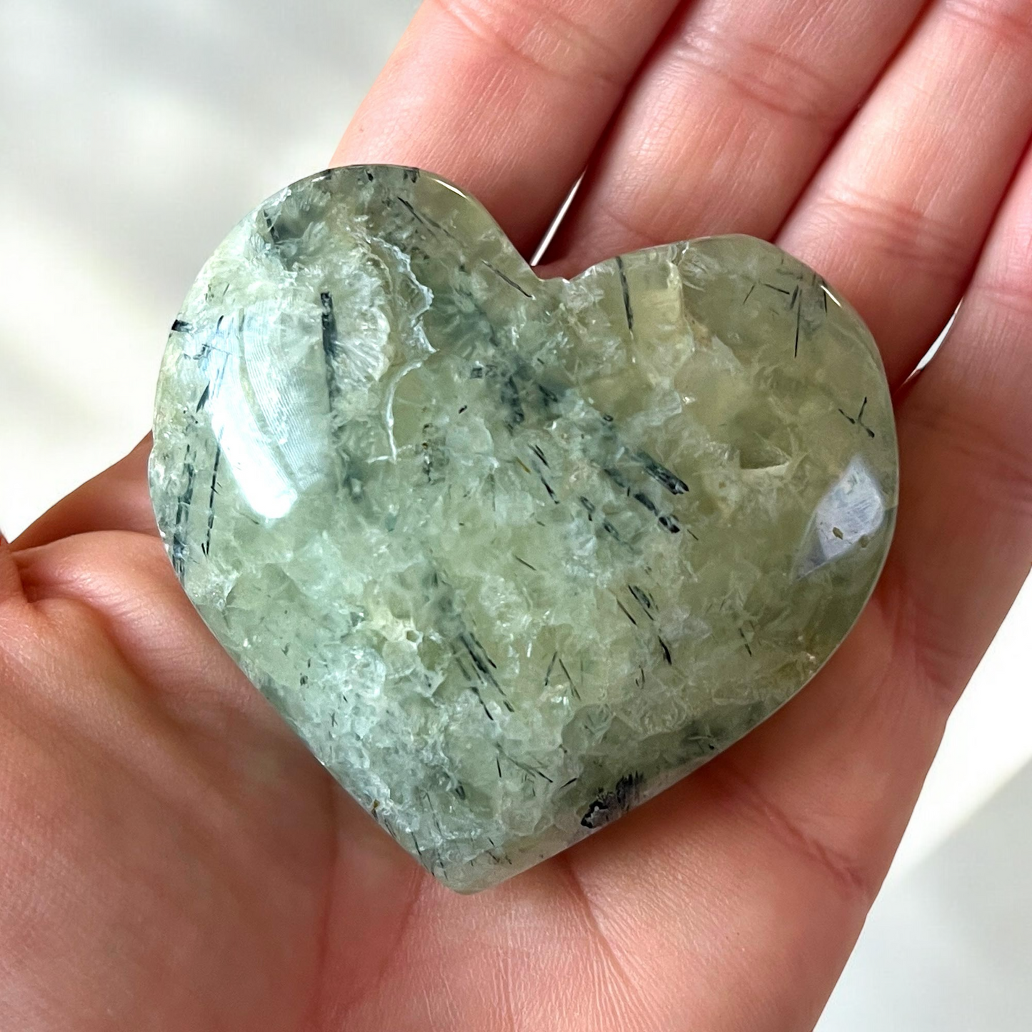 Prehnite Heart