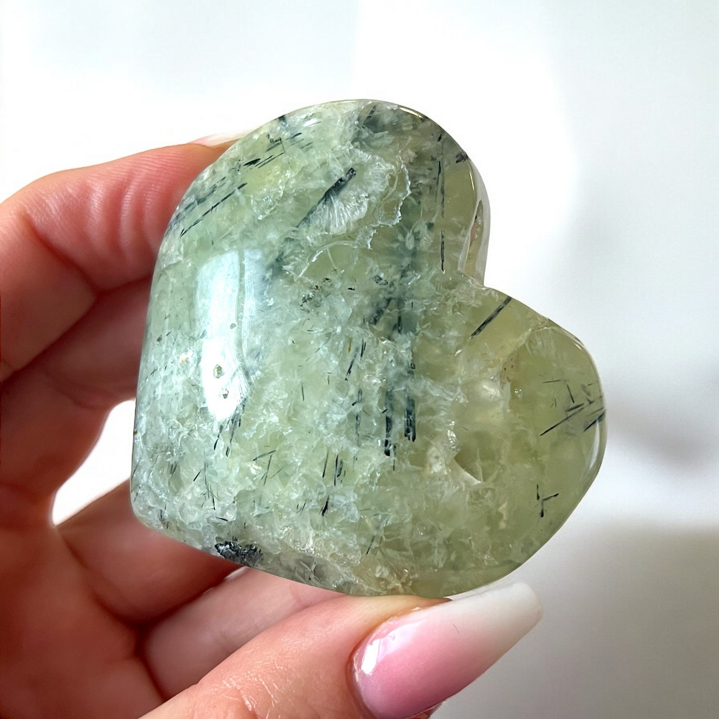 Prehnite Heart