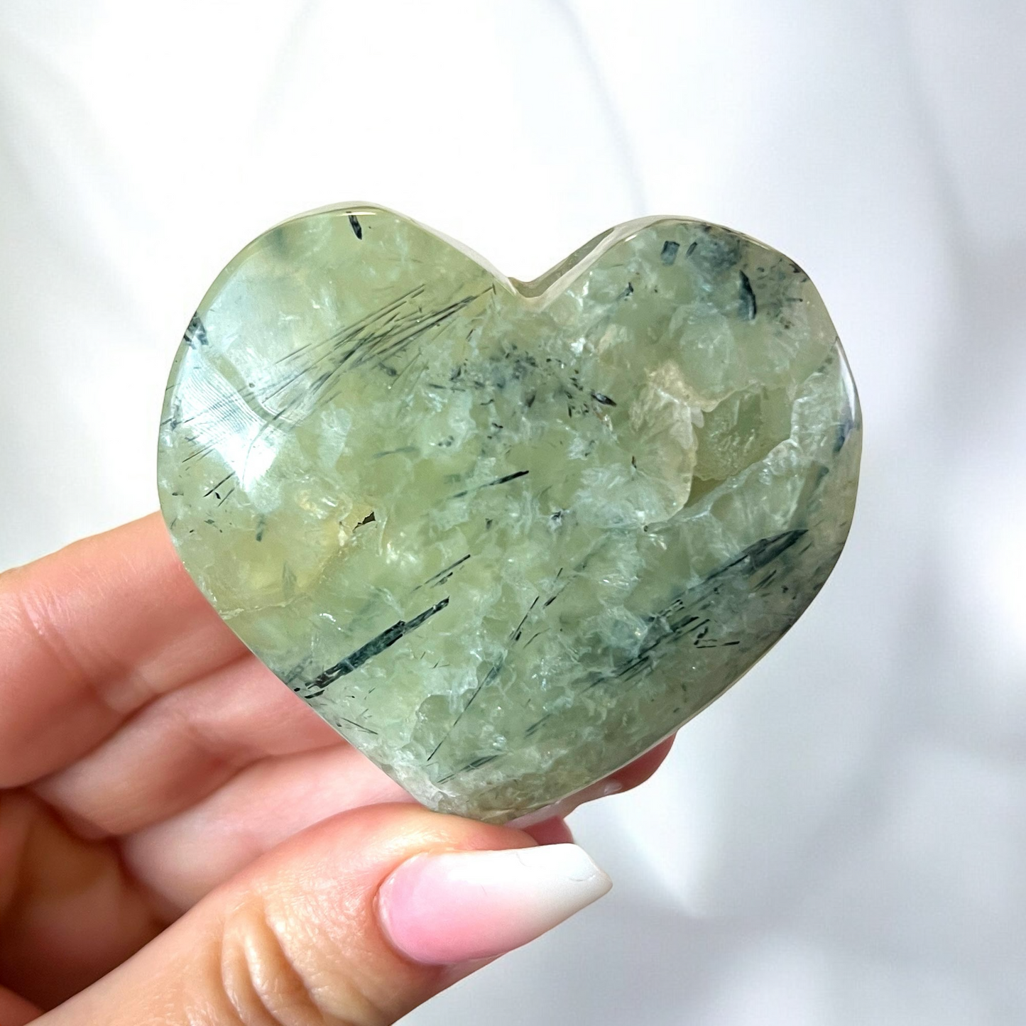 Prehnite Heart