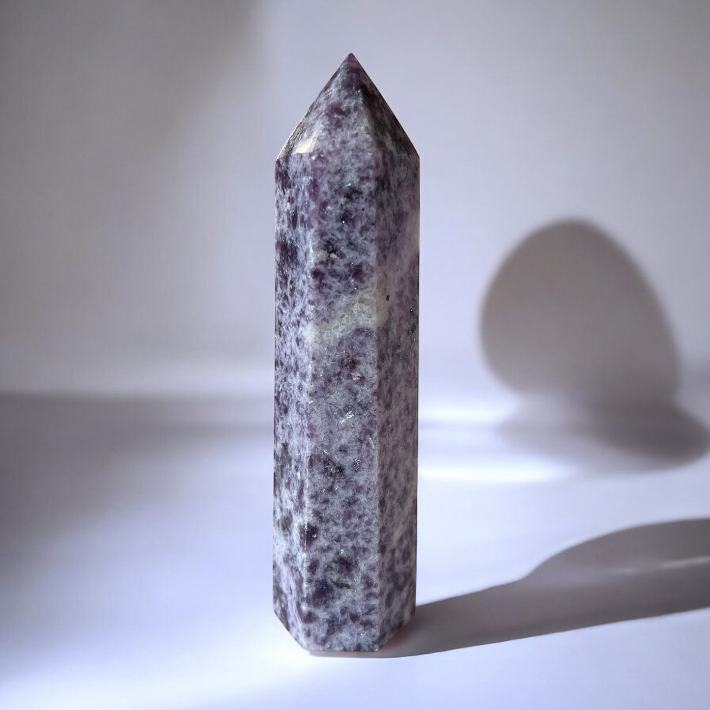 Purple Lepidolite Tower