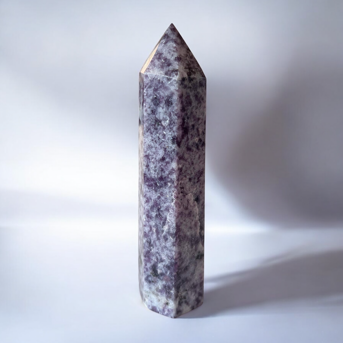 Purple Lepidolite Tower